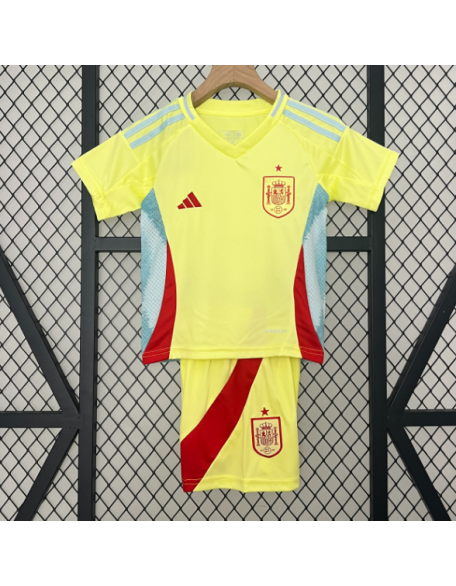 Spain Away Jerseys 2024 Kids